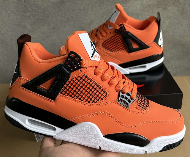 Air Jordan 4 Cement 2024 Orange